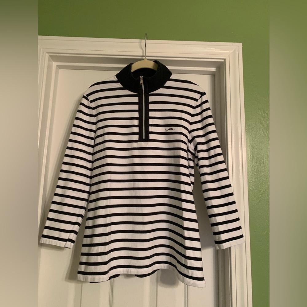 Ralph Lauren active striped shirt. Size L
